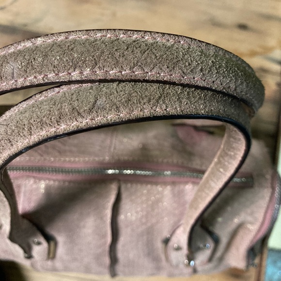B Makowsky Pink Sand Suede Handbag. Gorgeous!!!!!! - Picture 7 of 14